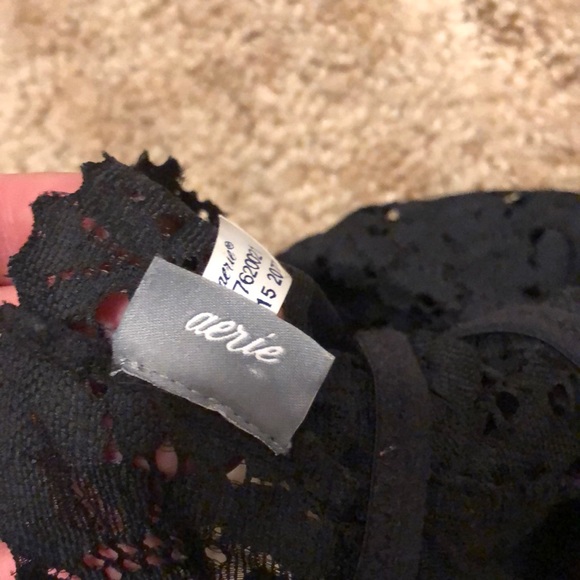 AERIE Black Lace Bralette M - Picture 4 of 4